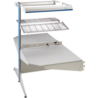 Postes de travail modulaires ergonomiques - Exemples de configurations - A-DC Ajouts de coin &agrave; deux c&ocirc;t&eacute;s, 36" la x 56" p x 84" h, Ajout de coin &agrave; deux c&ocirc;t&eacute;s EastCoast Offshore Supplies