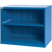 Shelf Cabinets, Steel, 33-1/2" H x 40-1/4" W x 22-1/2" D, Bright blue EastCoast Offshore Supplies