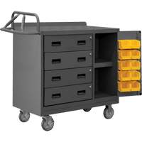 Armoire d'&eacute;tabli mobile avec bacs, Acier Surface EastCoast Offshore Supplies