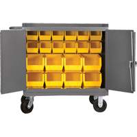 Mobile Workbench Cabinet with Bins, Steel Surface EastCoast Offshore Supplies