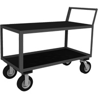 Low Profile Instrument Cart, 2 Tiers, 24-1/4" W x 39" D x 40-15/16" H, 1200 lbs. Cap. EastCoast Offshore Supplies