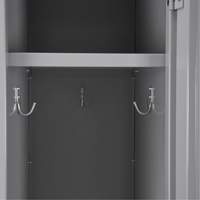 Clean Line Lockers, 3 -tier, Bank of 4, 48" x 18" x 82", Steel, Beige, Rivet (Assembled) EastCoast Offshore Supplies