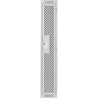 Clean Line Lockers, 12" x 12" x 72", Steel, Grey, Rivet (Assembled), Perforated EastCoast Offshore Supplies