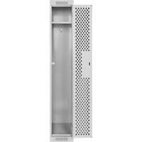 Clean Line Lockers, 12" x 12" x 72", Steel, Grey, Rivet (Assembled), Perforated EastCoast Offshore Supplies