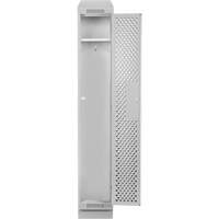 Clean Line Lockers, 12" x 18" x 82", Steel, Grey, Rivet (Assembled), Perforated EastCoast Offshore Supplies
