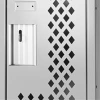 Clean Line Lockers, 12" x 12" x 72", Steel, Grey, Rivet (Assembled), Perforated EastCoast Offshore Supplies