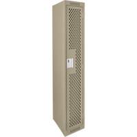 Casiers Clean Line, 12" x 12" x 72", Acier, Beige, Rivet (assembl&eacute;), Perfor&eacute; EastCoast Offshore Supplies