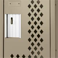 Clean Line Lockers, 12" x 18" x 82", Steel, Beige, Rivet (Assembled), Perforated EastCoast Offshore Supplies