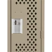 Casiers Clean Line, Bloc de 2, 24" x 12" x 72", Acier, Beige, Rivet (assembl&eacute;), Perfor&eacute; EastCoast Offshore Supplies