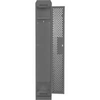 Clean Line Lockers, 12" x 18" x 82", Steel, Charcoal, Rivet (Assembled), Perforated EastCoast Offshore Supplies