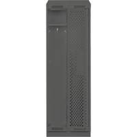 Clean Line Lockers, Bank of 2, 24" x 18" x 82", Steel, Charcoal, Rivet (Assembled), Perforated EastCoast Offshore Supplies
