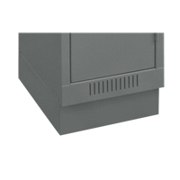 Clean Line Economy Lockers Recessed Base, 1 Banks, 4" H x 12" W x 18" D, Steel EastCoast Offshore Supplies
