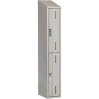 Casiers robustes Concorde, 2 niveaux, 12" x 18" x 78", Acier, Gris, Soud&eacute; (assembl&eacute;) EastCoast Offshore Supplies