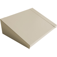 Dessus inclin&eacute; pour casiers robustes enti&egrave;rement soud&eacute; Concorde, Bloc de 2, 18" p x 24" la x 6" ha, Beige, Acier EastCoast Offshore Supplies