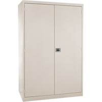 Deep Hi-Boy Storage Cabinet, Steel, 4 Shelves, 72" H x 36" W x 24" D, Beige EastCoast Offshore Supplies