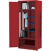 Casier de luxe pour &eacute;quipement, Acier, 36" la x 24" p x 72" h, Rouge EastCoast Offshore Supplies