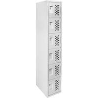 Clean Line Lockerettes, 6 -tier, 18" x 72" x 12", Steel EastCoast Offshore Supplies