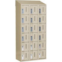 Concorde Heavy-Duty Lockers, 6 -tier, Bank of 3, 36" x 18" x 78", Steel, Beige, Welded (Assembled) EastCoast Offshore Supplies