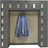Archettes Concorde Heavy Duty Lockers, 16 -tier, Bank of 3, 18" x 72" x 72", Steel EastCoast Offshore Supplies