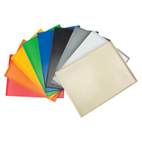 Fond de casier, Convient aux casiers 12" x 18", Gris fonc&eacute;, Plastique EastCoast Offshore Supplies