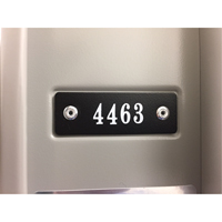 Locker Plate Numbers EastCoast Offshore Supplies