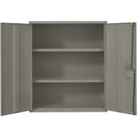 Lo-Boy Storage Cabinet, Steel, 2 Shelves, 40" H x 36" W x 18" D, Grey EastCoast Offshore Supplies