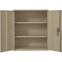 Lo-Boy Storage Cabinet, Steel, 2 Shelves, 40" H x 36" W x 18" D, Beige EastCoast Offshore Supplies