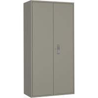 Wardrobe Storage Cabinet, Steel, 36" W x 18" D x 72" H, Grey EastCoast Offshore Supplies