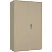 Extra Wide Hi-Boy Storage Cabinet, Steel, 4 Shelves, 72" H x 48" W x 24" D, Beige EastCoast Offshore Supplies