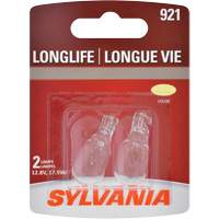 921 Long Life Mini Automotive Bulb, Incandescent, 17.9 W, Off White EastCoast Offshore Supplies