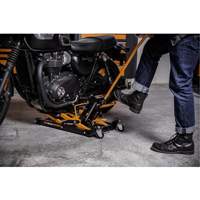 Cric pour VTT et motos, 0,75 tonnes Capacit&eacute;, 4-2/3" Abaiss&eacute;e, 14-1/2" &eacute;lev&eacute;e, Hydraulique &agrave; main EastCoast Offshore Supplies