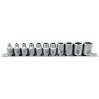 Flat-Cut E-"Star" Socket Set, 11 Pieces, 3/8" Drive Size EastCoast Offshore Supplies