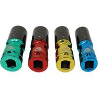 Jeu de douilles pour &eacute;crous de roue avec manchons en fibre de carbone EastCoast Offshore Supplies