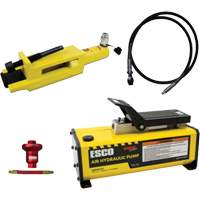 Ensemble de brise-talon pour pneus g&eacute;ants/&eacute;quipement de terrassement avec pompe hydraulique de 1/2 gallon EastCoast Offshore Supplies