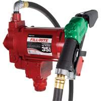 Pompe de transfert de carburant 115/230 V c. a. avec pistolet EastCoast Offshore Supplies