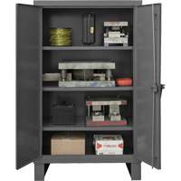 Armoire tr&egrave;s robuste, Acier, 3 Tablettes, 66" h x 60" la x 24" P, Gris EastCoast Offshore Supplies