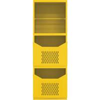 Armoire pour le contr&ocirc;le des d&eacute;versements, 1 Tablettes, 72" h x 24" la x 24" p, Acier, Jaune EastCoast Offshore Supplies