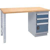 Industrial Duty Workbench, Door w/ Drawer Combination, 1000 lbs. Cap., 36" W x 72" D, 34" H EastCoast Offshore Supplies