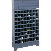 Unit&eacute; de stockage modulaire pour petites pi&egrave;ces, Acier, 18 tiroirs, 33-3/4" x 12-1/4" x 58-5/8", Gris EastCoast Offshore Supplies