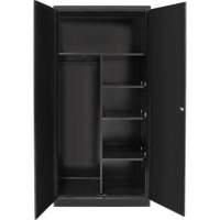 Combination Storage Cabinet, 36" W x 18" D x 72" H, Black EastCoast Offshore Supplies