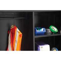 Combination Storage Cabinet, 36" W x 18" D x 72" H, Black EastCoast Offshore Supplies