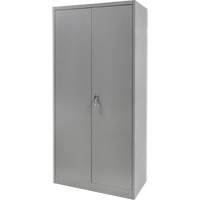 Wardrobe Storage Cabinet, Steel, 36" W x 18" D x 72" H, Grey EastCoast Offshore Supplies