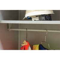 Wardrobe Storage Cabinet, Steel, 36" W x 18" D x 72" H, Grey EastCoast Offshore Supplies