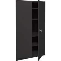 Armoire d'entreposage, Acier, 4 Tablettes, 78" h x 36" la x 24" P, Noir EastCoast Offshore Supplies