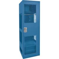 Casier pour &eacute;quipement avec porte, Acier, 24" la x 18" p x 72" h, Bleu fonc&eacute; EastCoast Offshore Supplies