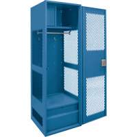 Casier pour &eacute;quipement avec porte, Acier, 24" la x 18" p x 72" h, Bleu fonc&eacute; EastCoast Offshore Supplies
