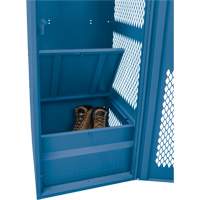 Casier pour &eacute;quipement avec porte, Acier, 24" la x 18" p x 72" h, Bleu fonc&eacute; EastCoast Offshore Supplies
