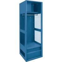 Casier pour &eacute;quipement, Acier, 24" la x 18" p x 72" h, Bleu fonc&eacute; EastCoast Offshore Supplies