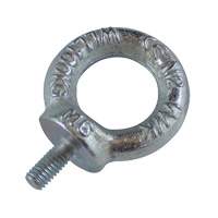 Drop Forged Eye Bolts, 1/8" Dia., 1/2" L, Uncoated Natural Finish, 154 lbs (70 kg) Capacity EastCoast Offshore Supplies
