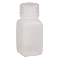 Bouteilles peu encombrantes &agrave; prise facile, Carr&eacute;e, 2 oz, Plastique EastCoast Offshore Supplies